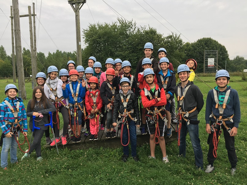 Sportjugend Wetterau mit 23 Kindern im Erlebniscamp in Grünberg