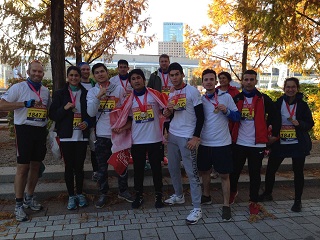 „Interkulturelle Marathonstaffeln“ beim Frankfurter Marathon 2017