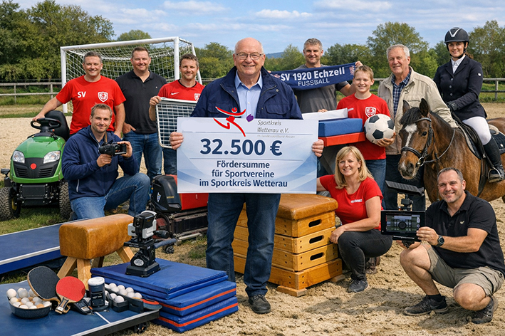 32.500 Euro an Zuschüssen für Baumaßnahmen und Sportgeräte