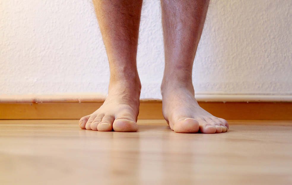 Mobile, starke Mitte auf gesunden Füßen